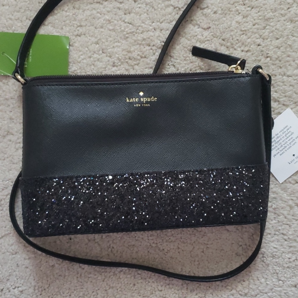 NWT‼Kate Spade Ramey Greta Court Crossbody Black